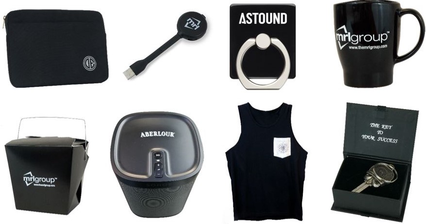 Custom Black and White Promotional Products