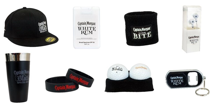 Captain Morgan Promotional Products