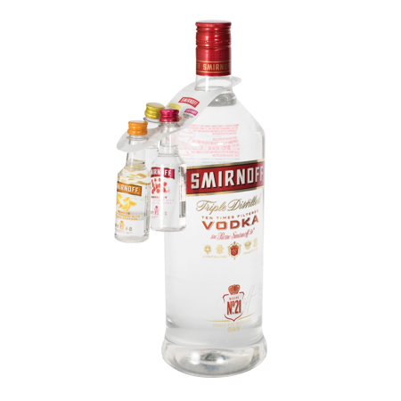 Smirnoff 3 Pack Bottle Hitchhiker
