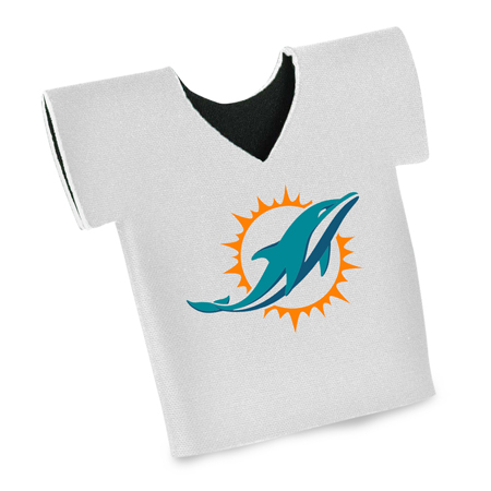 Miami Dolphins Football Uniform Shaped Koozie