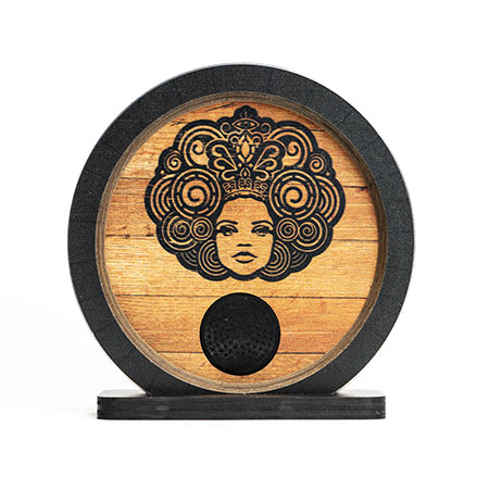 Custom Wood Speaker with Printed Logo