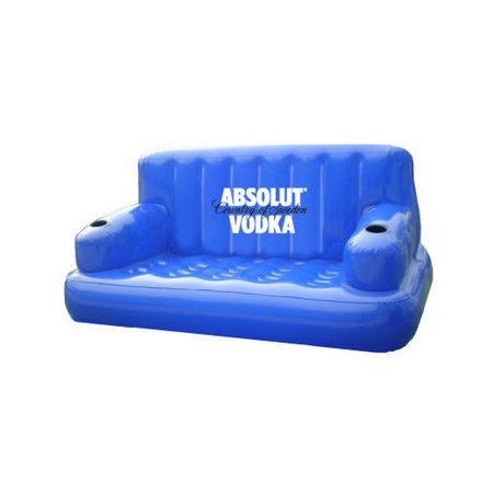 Custom Inflatable Couch with Cup Holder