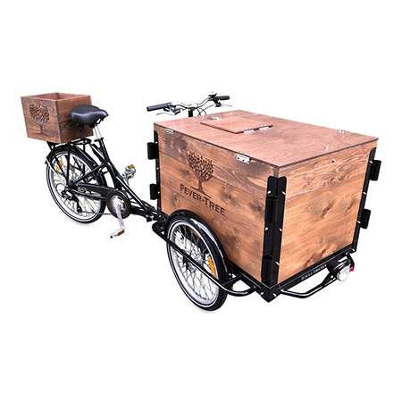 Wooden Bicycle Cooler