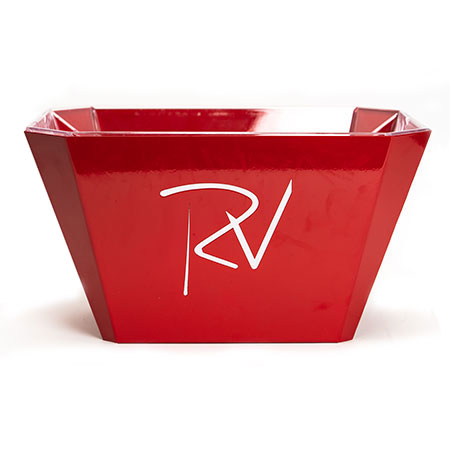 Red Ice Bucket