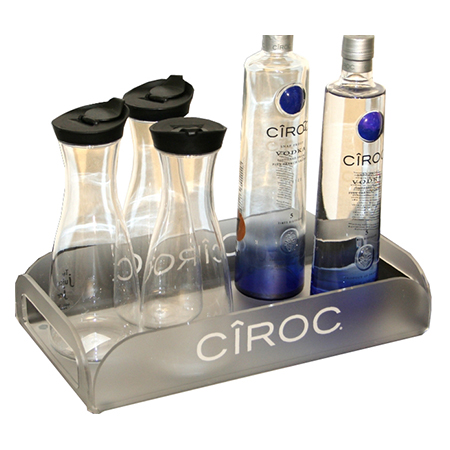 Frosted Bottle Tray