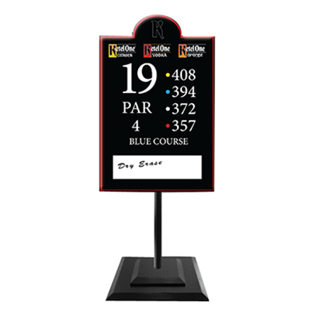 Standing Acrylic Dry Erase Sign