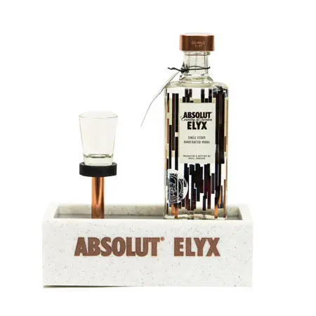 Custom Bottle and Shot Glass Display