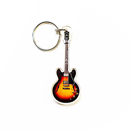 Acrylic Guitar Keychain