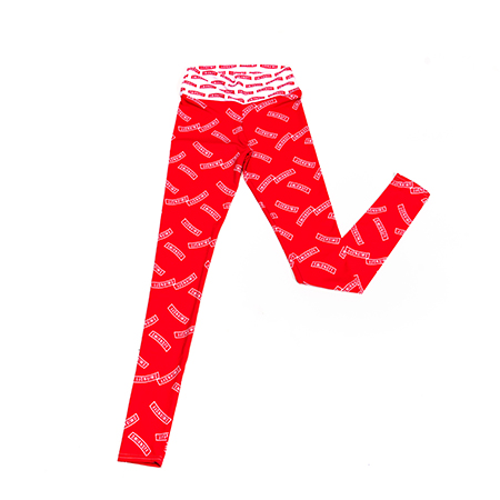 Branded Red Yoga Pants