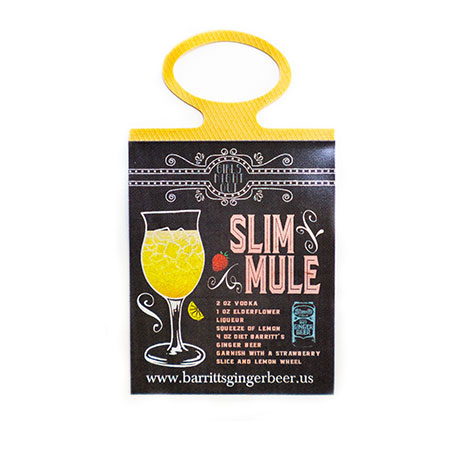 Skinny Mule Recipe Bottle Tag