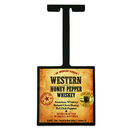 Whiskey Shelf Wobbler