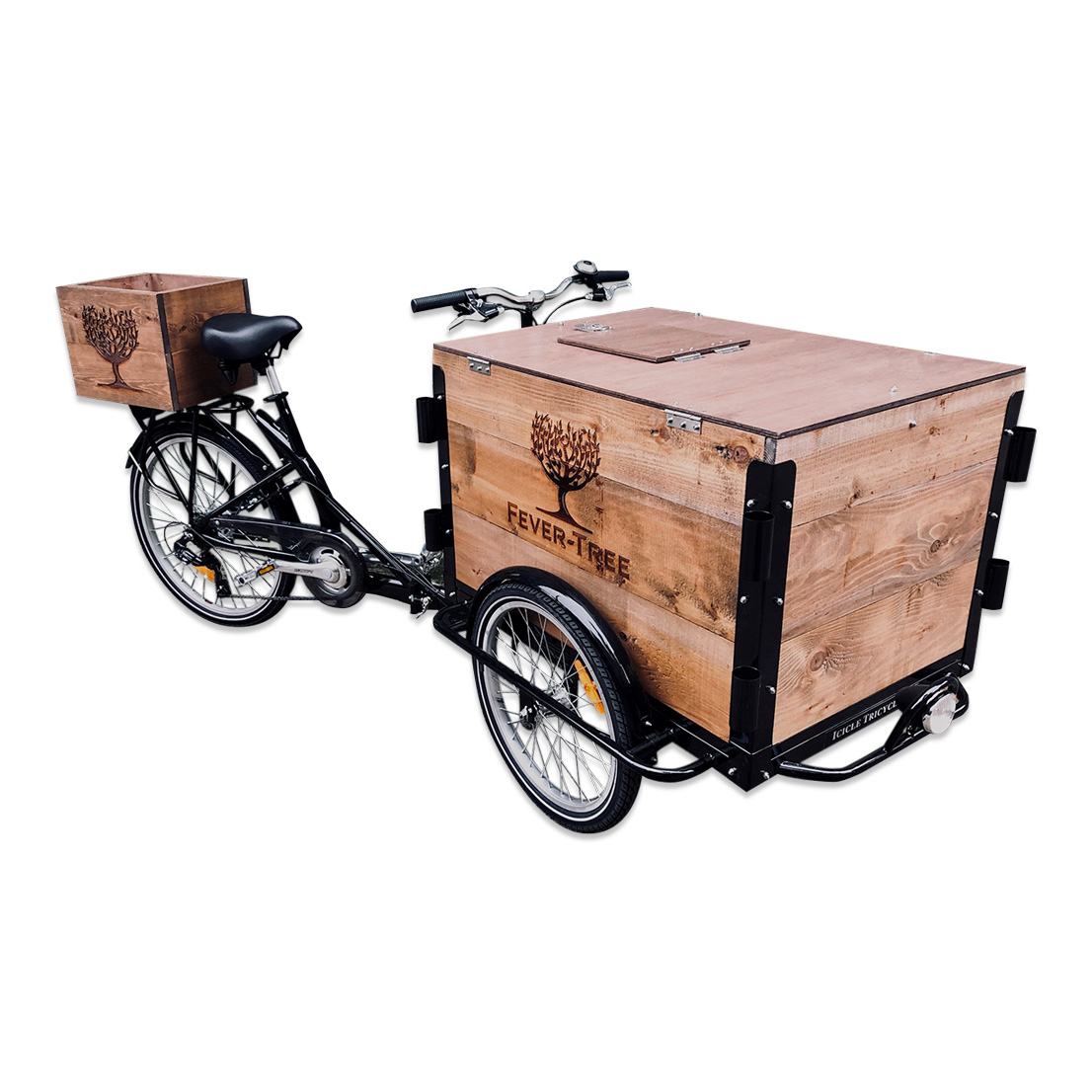 Wooden Cooler Bicycle Dealer Loader