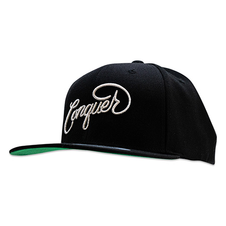 Embroidered Flatbill Cap