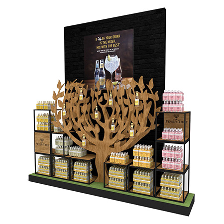 Giant Wooden Tree Store Display
