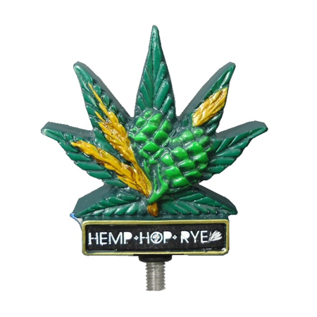 Hemp Leaf Shape Beer Tap Handle