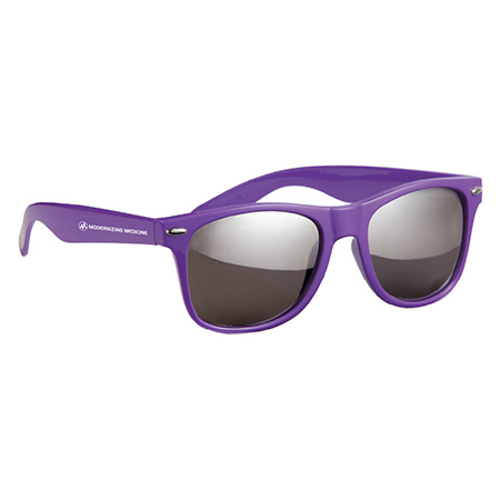 Purple Mirrored Sunglasses