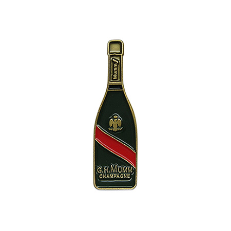 Champagne Bottle Pin