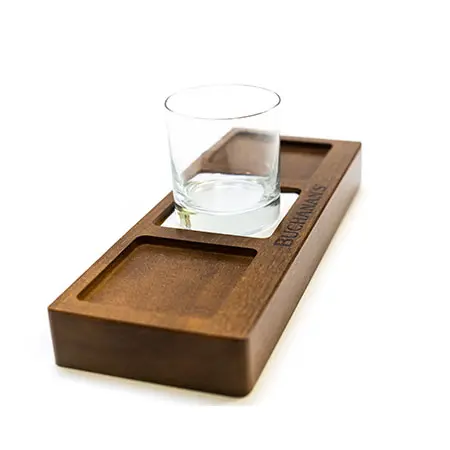 Custom Dark Wood Flight Tray