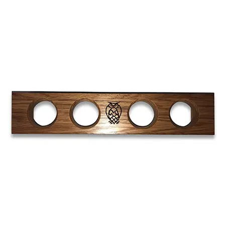 Engraved Wood Flight Tray