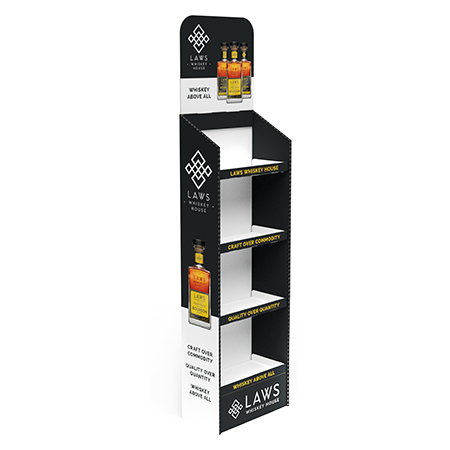 Corrugated Liquor Display Rack