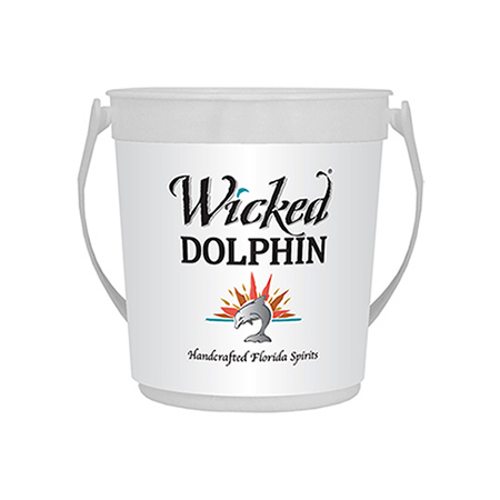 Wicked Dolphin 32 oz Drink Pail