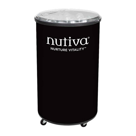 Nutiva Rolling Barrel Cooler