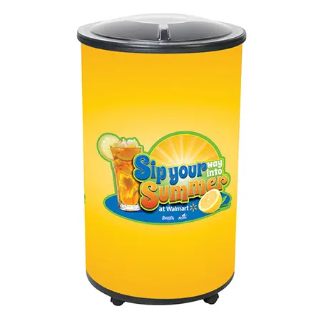 Full Color Rolling Barrel Coolers