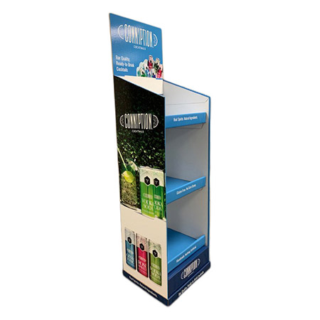 RTD Corrugated Floor Display