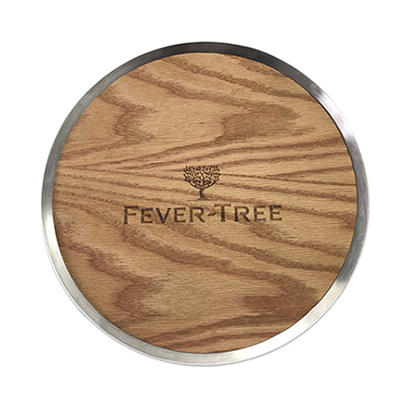 Fever-Tree Wood and Metal Serving Tray