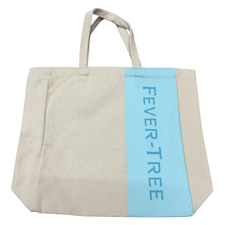 Fever-Tree Blue Striped Canvas Tote