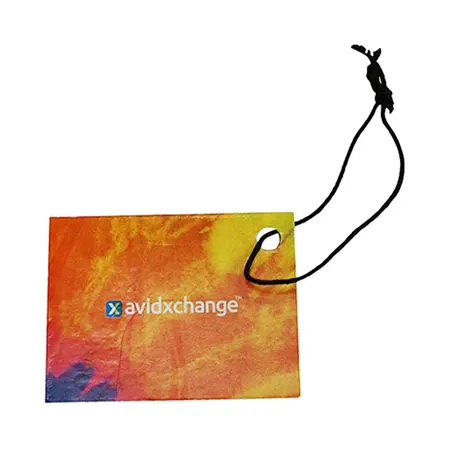 Full Color Elastic Hang Tag