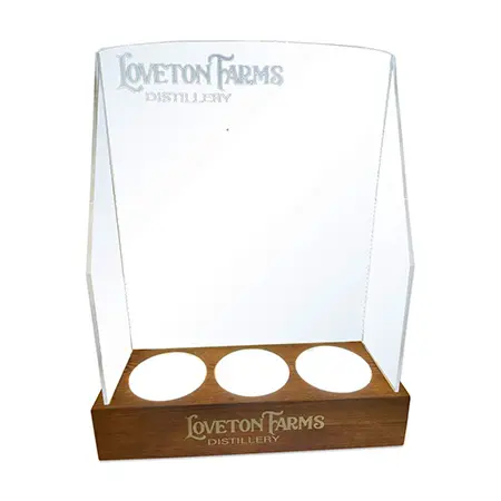 Loveton Farms Custom Wood Bottle Glorifier