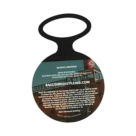 Full Color Round Elastic Bottle Necker
