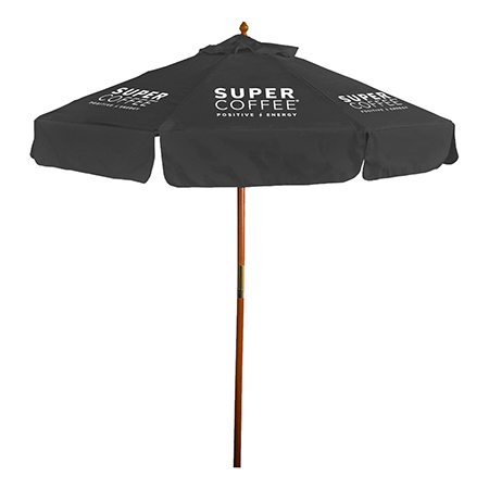 Black Valance Patio Umbrella