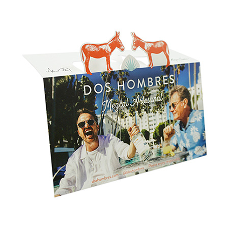 Dos Hombres Custom Printed Shelf Talker