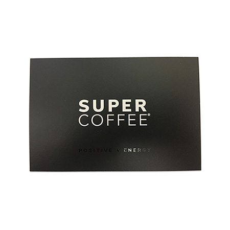 Super Coffee Custom Note Card