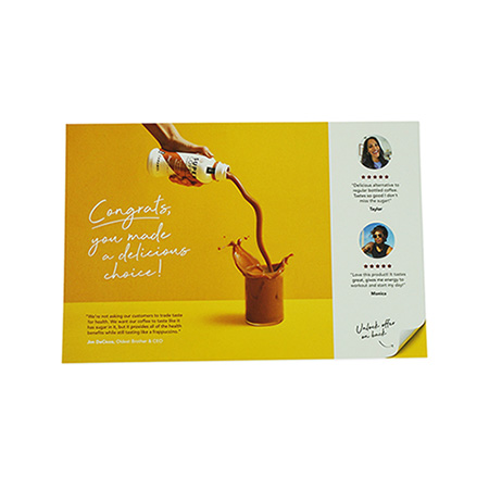 Super Coffee Printed Coupon Card