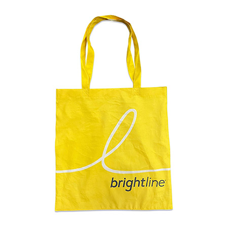 Brightline Yellow Tote Bag
