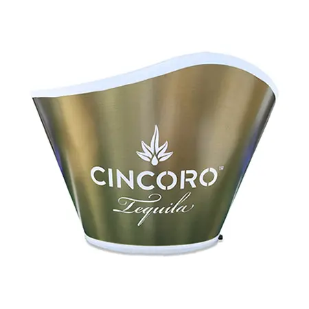 Cincoro Metal LED Ice Bucket