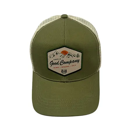 818 Trucker Hat with Embroidered Patch
