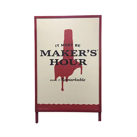 Custom A-frame Sidewalk Display