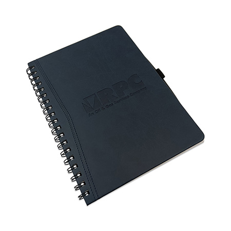 RPC Debossed Leather Notebook