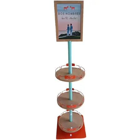 Dos Hombres Round Metal Rack Display