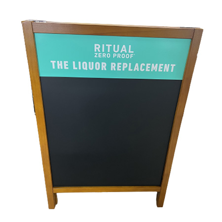 Ritual A-frame Sign