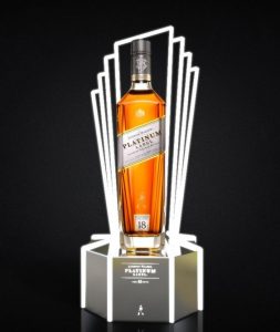 Johnnie Walker Platinum Label LED Bottle Glorifier