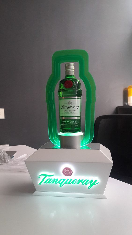 Tanqueray Gin LED Bottle Glorifier