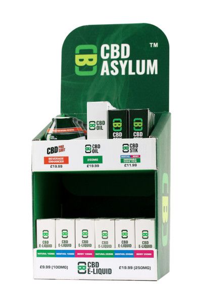 CBD Asylum Corrugated Display