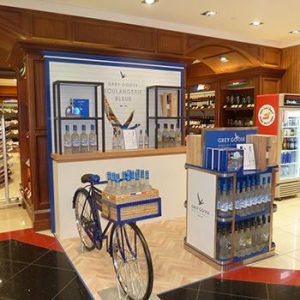 Grey Goose Bicycle Floor Display