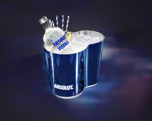 Absolut Vodka LED Ice Bucket