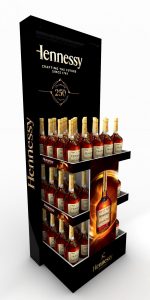 Hennessy Cognac Metal Display